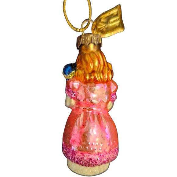 Thomas Pacconi Clara with Nutcracker Glass Ornament 2.5" Pink Glitter - Picture 4 of 6